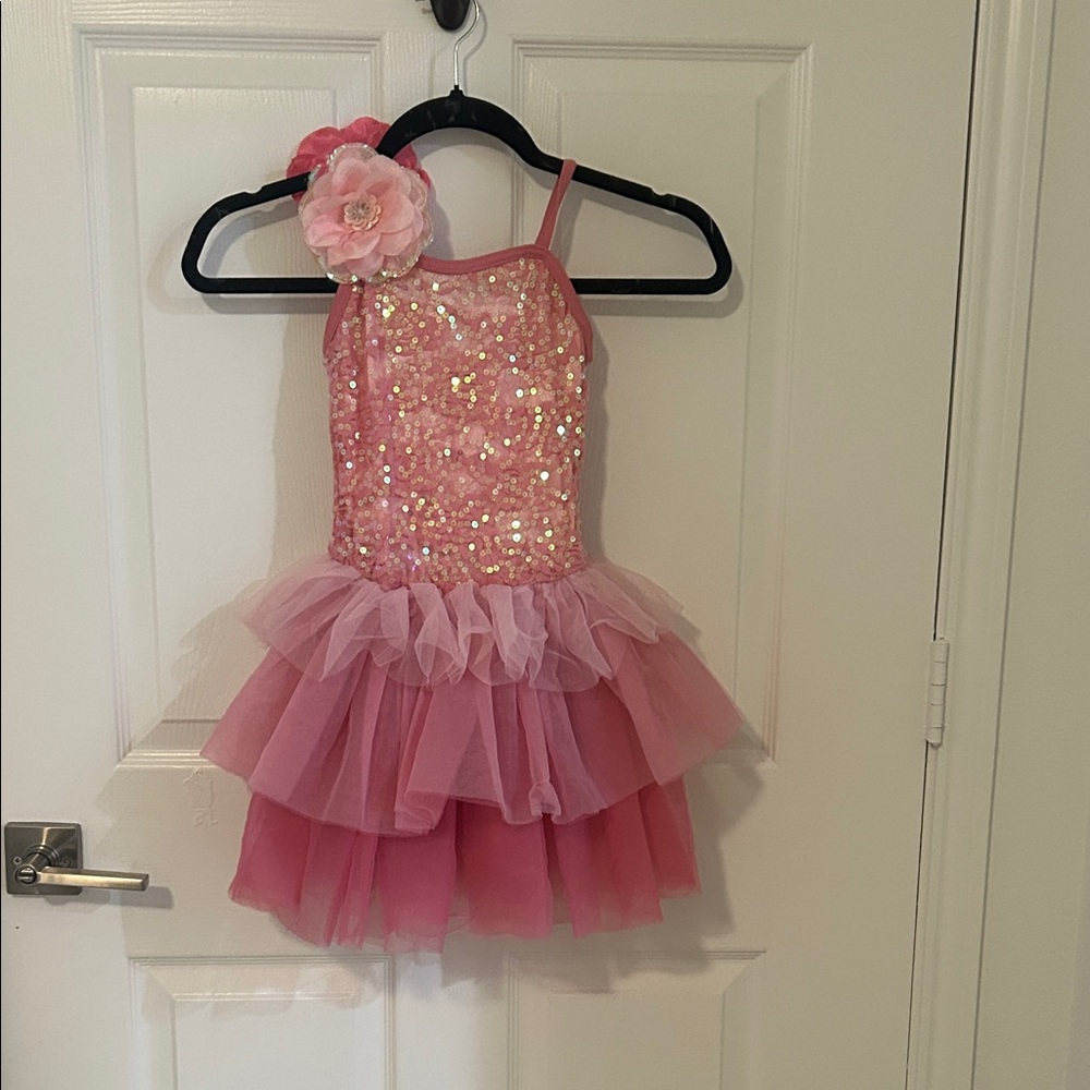 Pink Sequin Tutu Dress for Kids